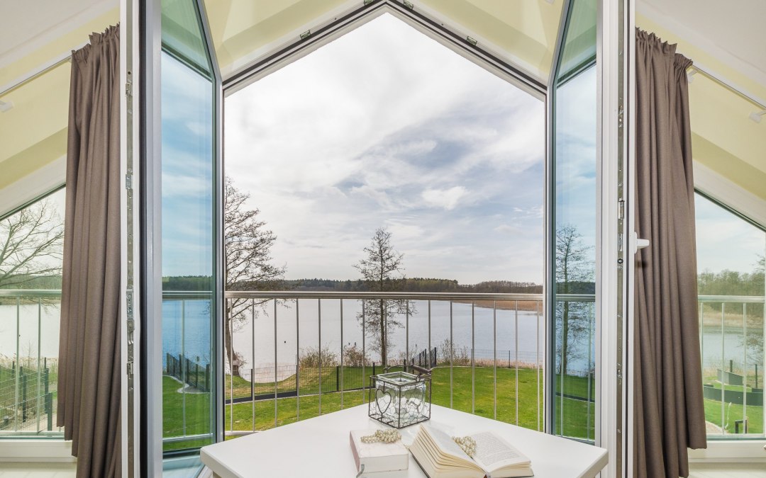 House Rohrdommel with view of the Altdorf lake, © Friederike Hegner