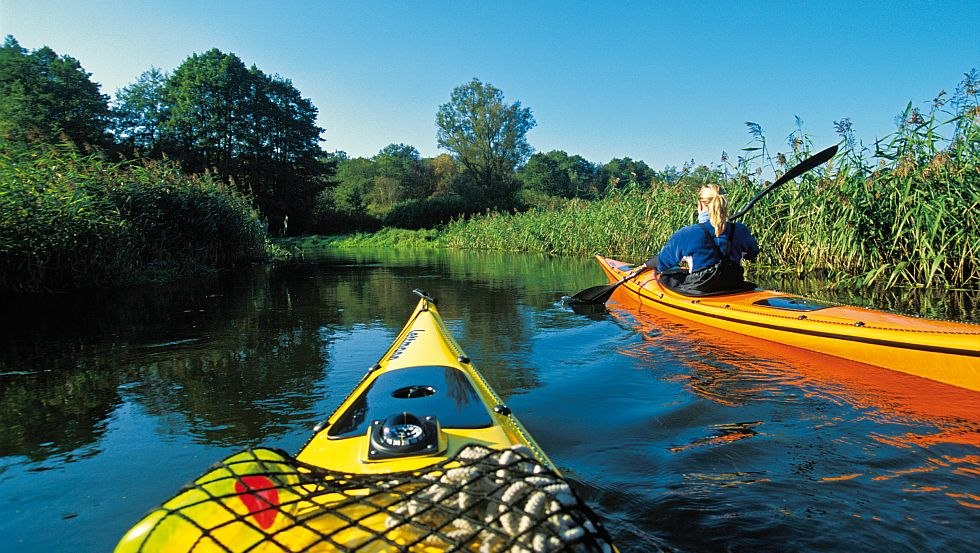 Paddling on the Warnow to the Baltic Sea, © TMV/outdoor-visions.com