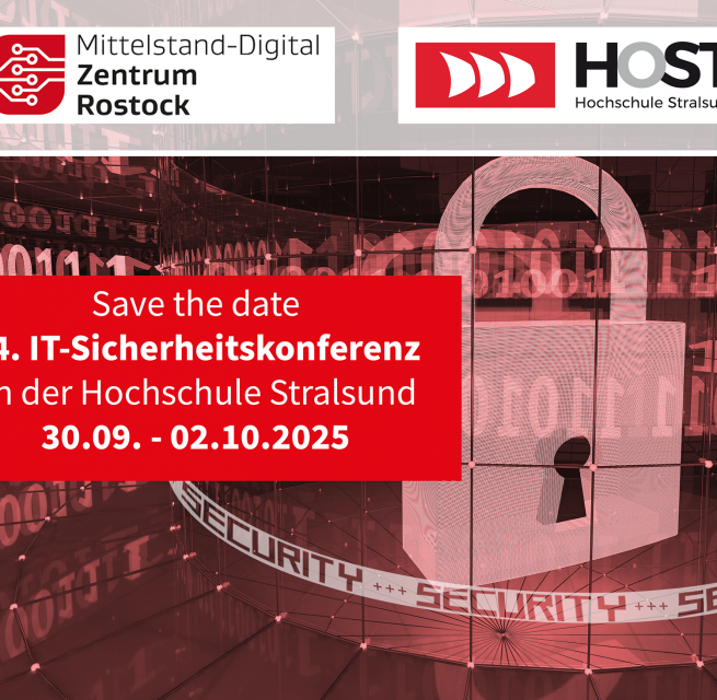 Save the date 14th IT Security Conference at Stralsund University of Applied Sciences, © HOST