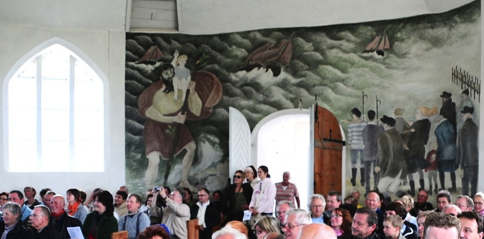 "Ludzie podczas burzy" autorstwa włoskiego artysty Gabriele Mucchi, © Tourismuszentrale Rügen