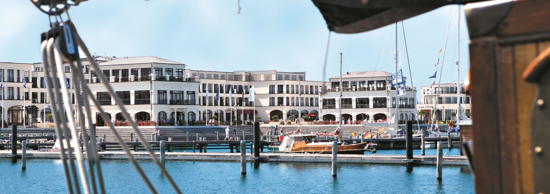 Experience relaxation and recreation in a first-class hotel directly on the Baltic Sea coast of Rostock., © Yachthafenresidenz Hohe Düne, www.hohe-düne.de