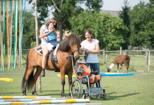 Between the Baltic Sea and the Mecklenburg Lake District, equestrian farms allow people with impairments to feel horses., © TMV/Hafemann