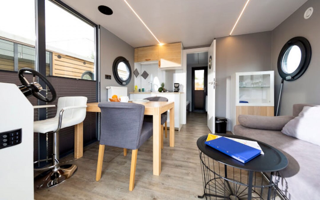 Interieur woonboot, © C.Kaufmann