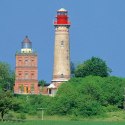 The lighthouses at Cape Arkona on the Island of Rügen in the sunshine, © TMV/Messerschmidt