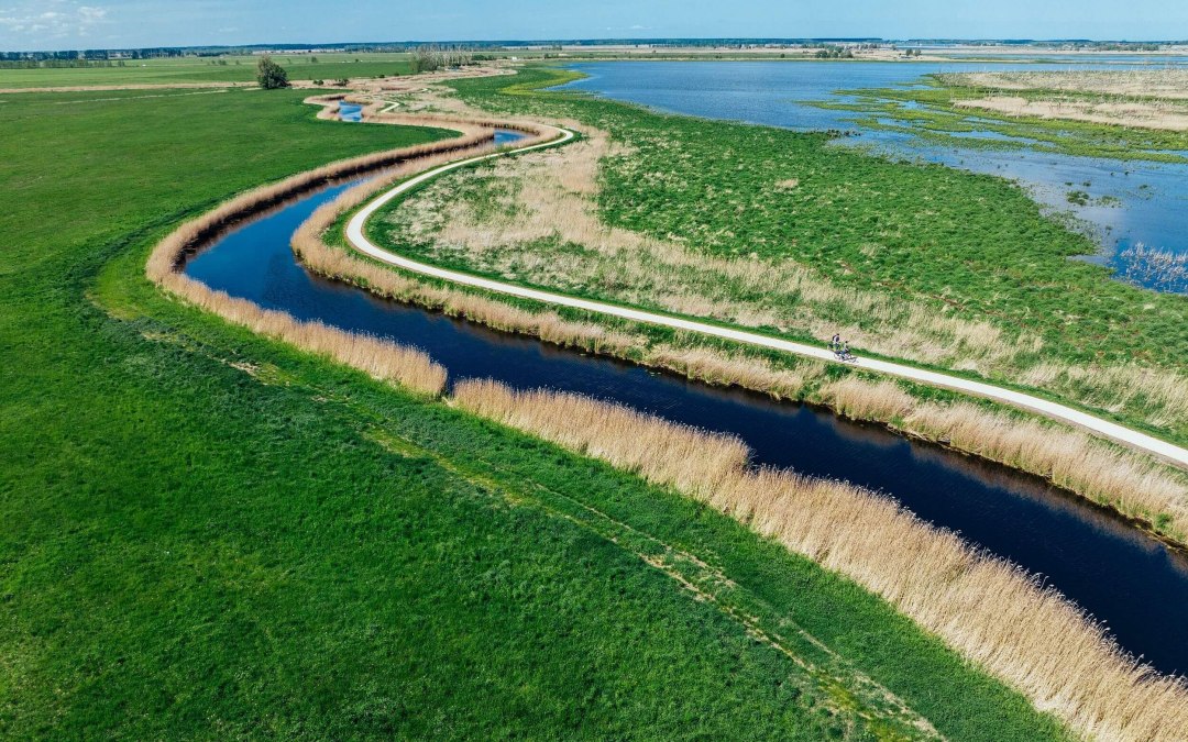 Korzystanie z otwartej przestrzeni na ścieżce rowerowej w Bugewitz, © TMV/Gänsicke