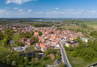 Aerial photo Neustadt-Glewe, © (c) SEB Fotographie