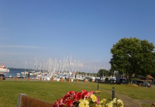 Uitzicht op de haven van Barhöft, © Caroline Bahrdt
