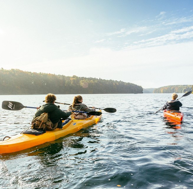Get close to nature by canoe in the Mecklenburg Lake District, © TMV/Roth