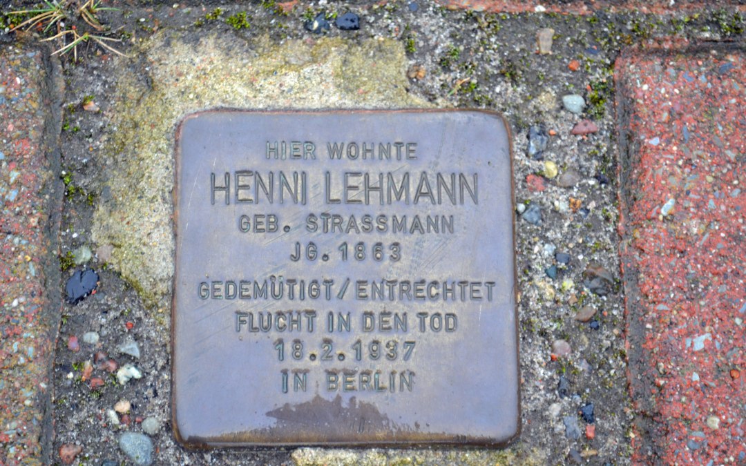 Henni Lehmann's stumbling block, © Hiddenseer Hafen- und Kurbetrieb