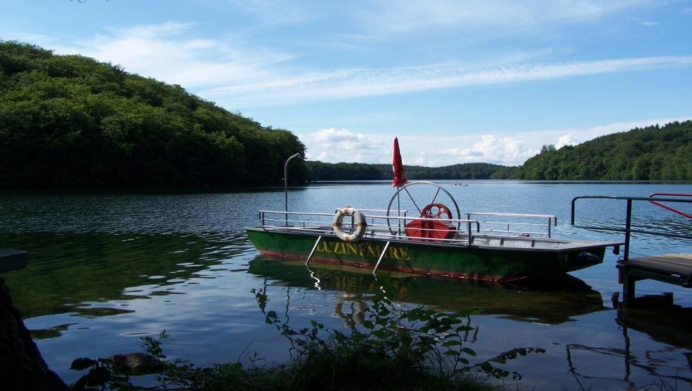 Touwpont op de Smalle Luzin, © Kurverwaltung Feldberger Seenlandschaft