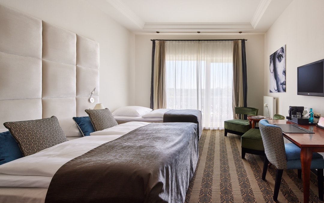Hotelzimmer Dreibett, © Van der Valk Linstow
