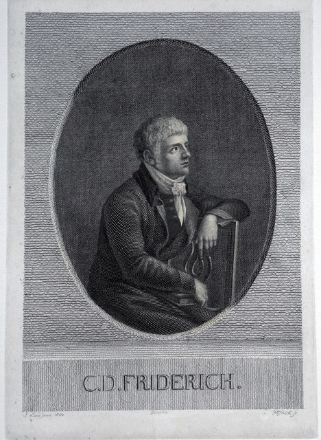 © J.C.B. Gottschick & J.L. Lund (1800) : Bildnis des Caspar David Friedrich  © Caspar-David-Friedrich-Gesellschaft e.V.