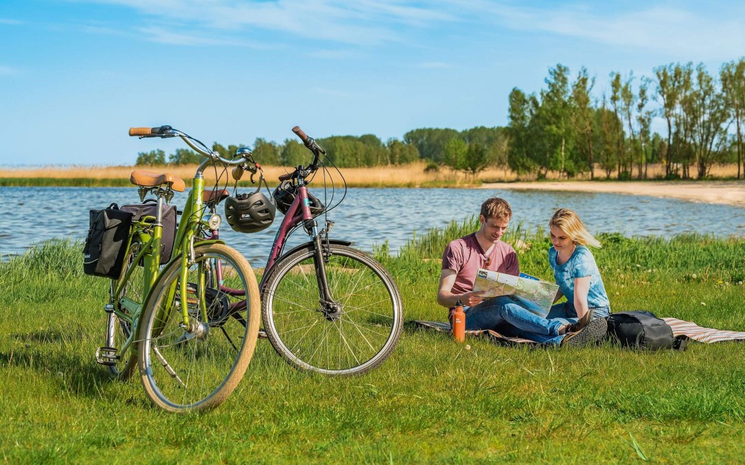 Czas wolny na plaży w Mönkebude, © TMV/Tiemann