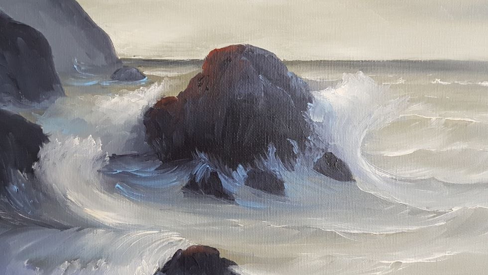 Olieverfschilderij Zeeverfschilderij, © Birgit Schön-Schneider