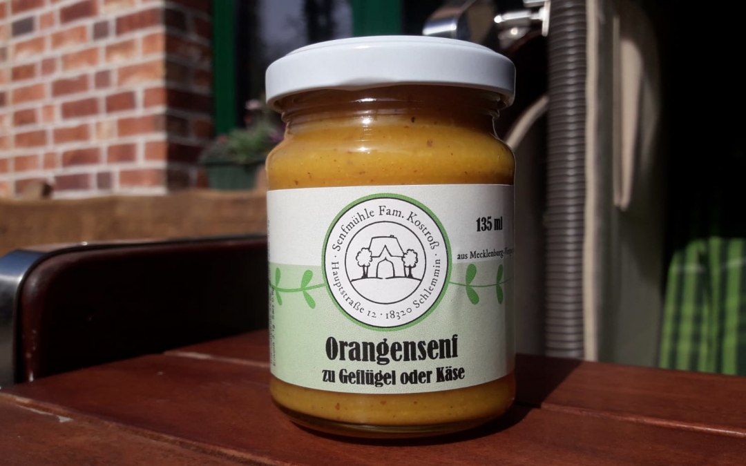Taste explosion-orange mustard-from-schlemmin, © Senfmühle Schlemmin