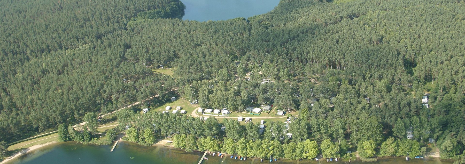 Aerial view of the campsite, © Hans Döhring