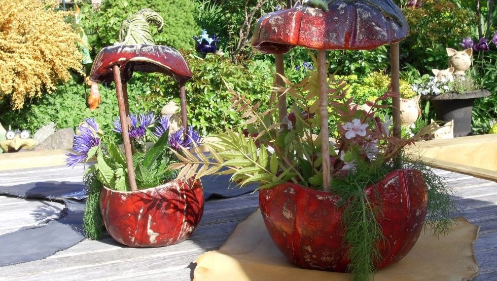 Bloemenpompoen, © Atelier Hubelzauber