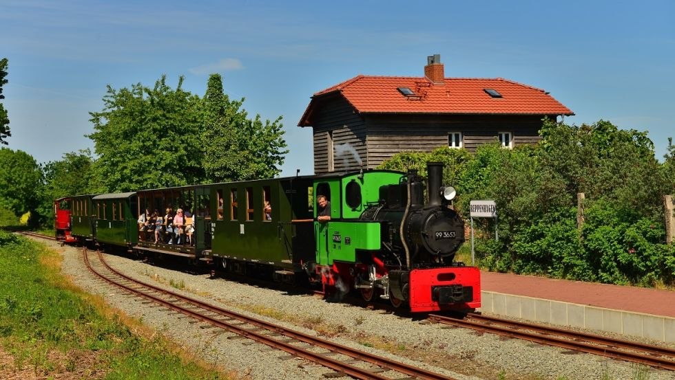 Stopping point in Reppenhagen, © Stiftung Deutsche Kleinbahnen, B. Lotzow