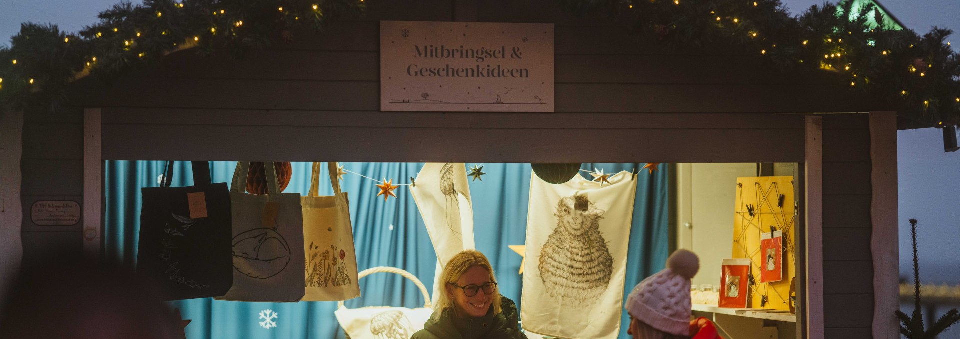 Binzer Weihnachtsmarkt »Engel, Licht & Meer«, © Binzer Bucht Tourismus