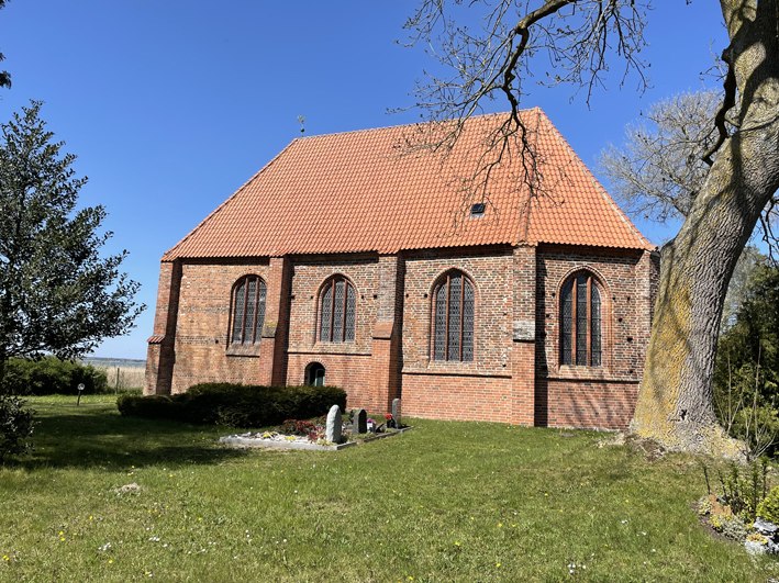 Kościół Bodstedt mały, © Südliche Boddenküste